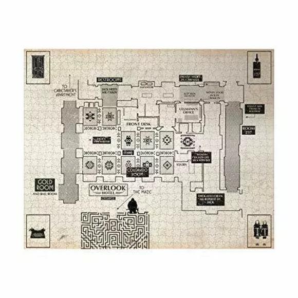 The shining movie 1000 piece puzzle overlook hotel - Picture 3 of 5